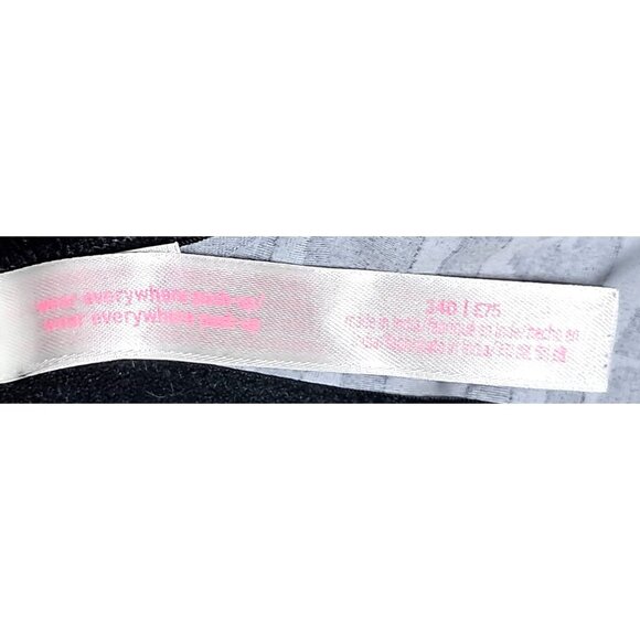 Victorias Secret Pink Black Logo Push-Up Bra Size 34D With Adjustable Straps - Picture 5 of 11